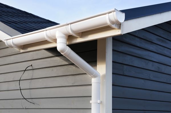 PVC Rain Gutter Installation in Huntsville