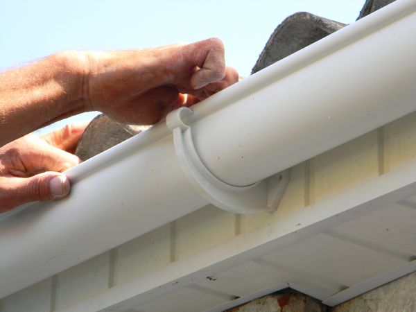 Plastic Gutter Repair in Huntsville