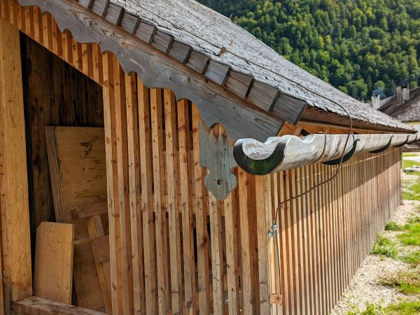 Wood Gutter Installation in Huntsville
