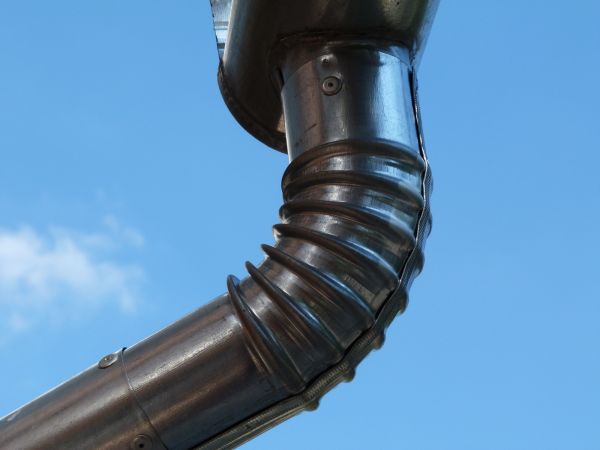 Metal Downspout Installation in Huntsville