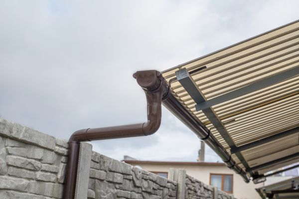 Plastic Downspout Installation in Huntsville